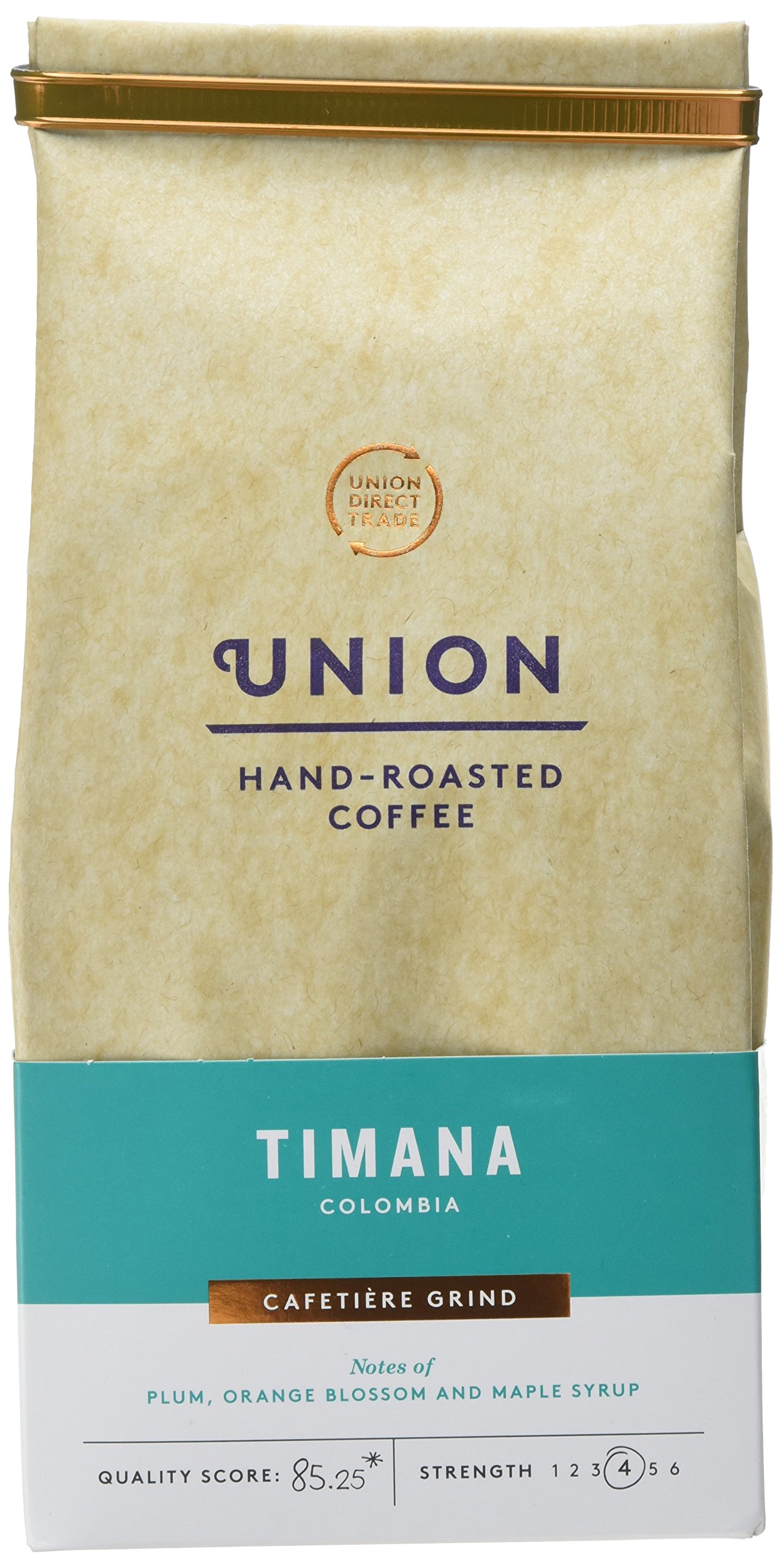 Union Hand Roasted Coffee - Timana Colombia Ground Coffee for Everyday Enjoyment, 200g  
Union Hand Roasted Coffee - Tim